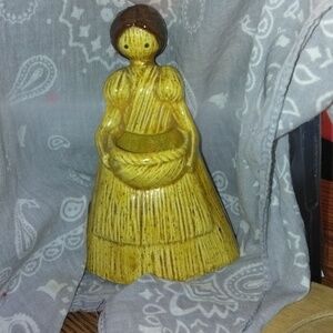 Vintage yellow prairie girl